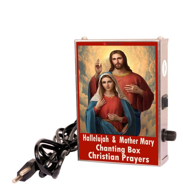 Soundify Premium Hallelujah Christian prayer & Mother Mary (Namo Mariya) Prayer Box (Metal)