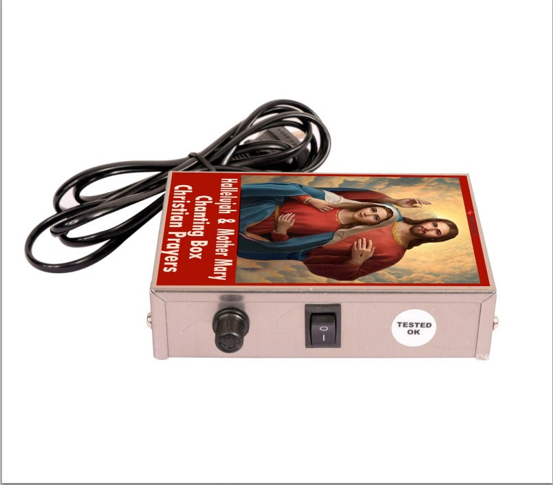 Soundify Premium Hallelujah Christian prayer & Mother Mary (Namo Mariya) Prayer Box (Metal)