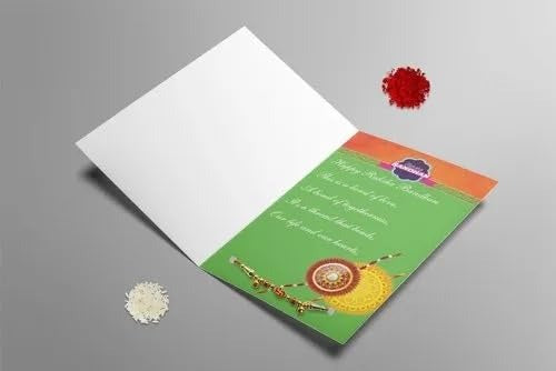 Soundify Musical Happy Raksha Bandhan Greeting Card with Rakhi and Roli Chawal