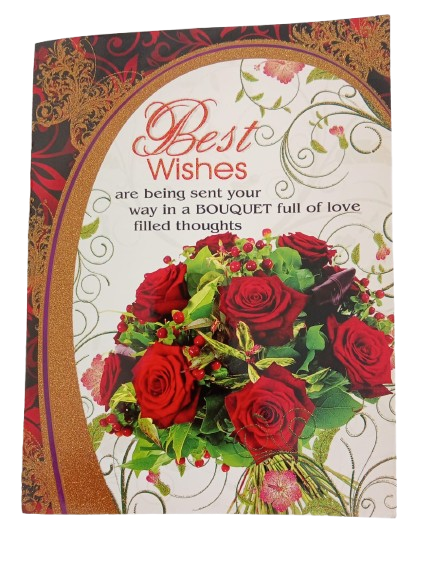 Happy New Year Musical Greeting Card ( Rose New Year Card )