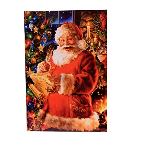 Merry Christmas Musical Greeting Card ( Red Santa Card )