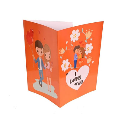 Make This Valentine's Day Sing! Shop Musical/ voice Greeting Cards ( Orange Love Card )