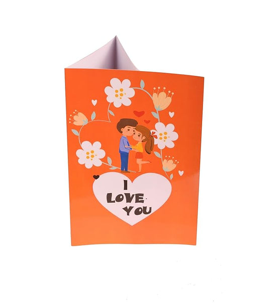 Make This Valentine's Day Sing! Shop Musical/ voice Greeting Cards ( Orange Love Card )