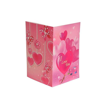 I Love You MelodyCard (Pink Love Card )