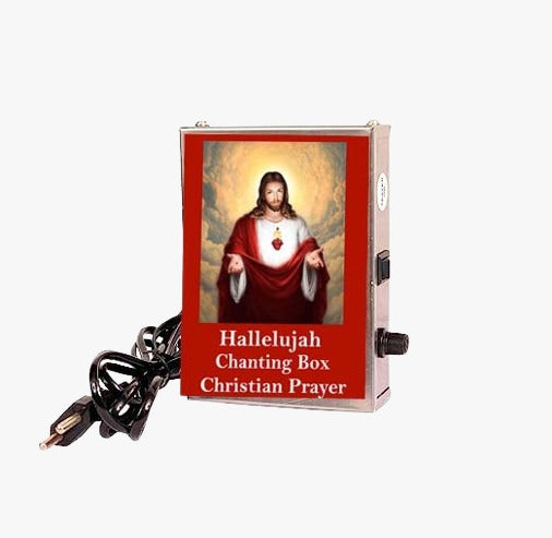 Premium Hallelujah Christian prayer chanting Box (Metal)