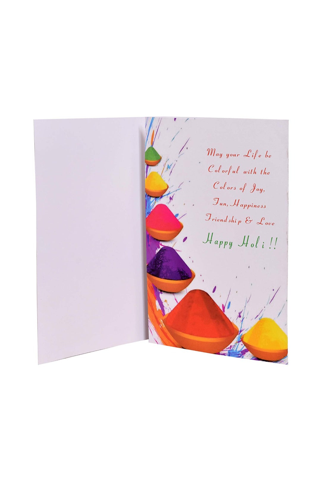 Beautiful Holi Musical Greeting Card. with Soothing Music " Rang Barse.... " Starts When Card is Opened ( Rang Barse ))