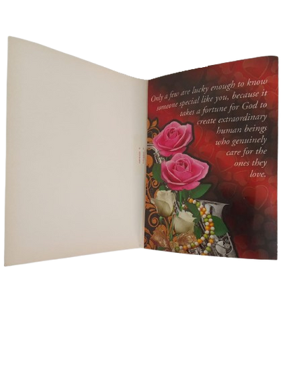 Happy New Year Musical Greeting Card ( Two Rose )