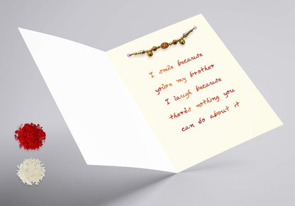 Soundify Musical Happy Raksha Bandhan Greeting Card with Rakhi & Roli Chawal