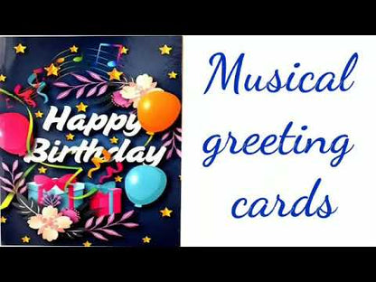 Happy Birthday Musical Greeting Card (balloon Card)