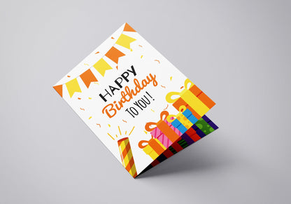 Happy Birthday Musical Card (Cake n Confetti) - Soundify