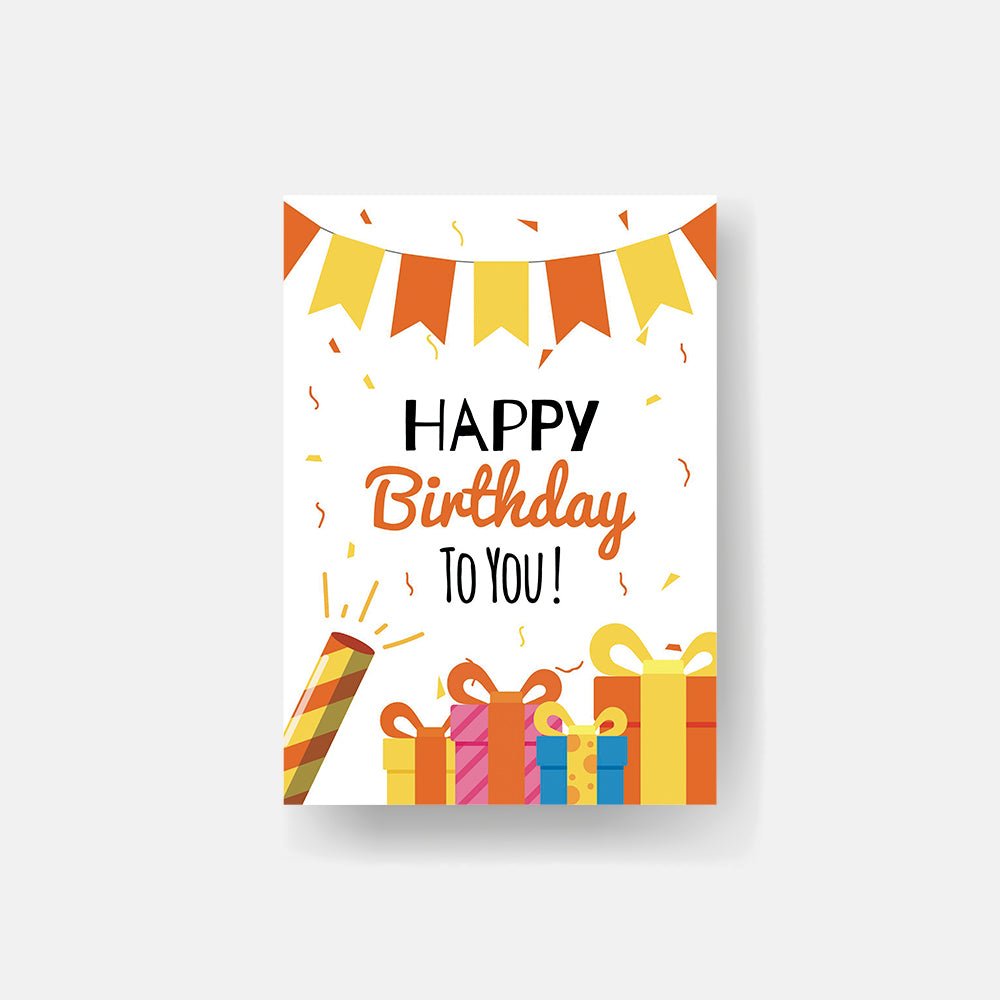 Happy Birthday Musical Card (Cake n Confetti) - Soundify