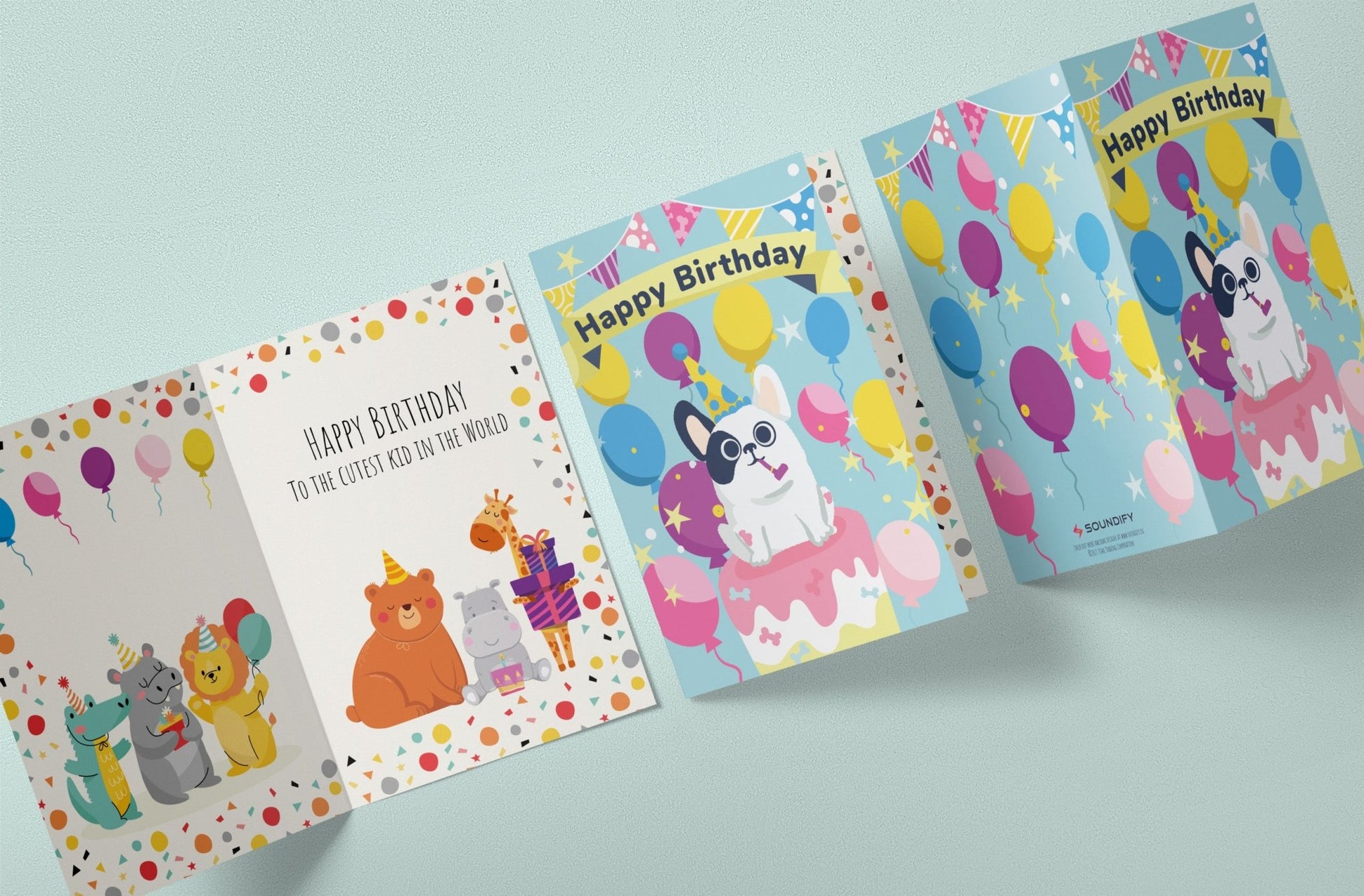 Happy Birthday Musical Card (Kids - 1) - Soundify