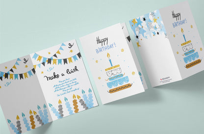 Happy Birthday Musical Card (White) - Soundify