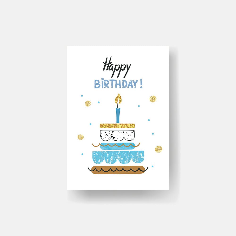 Happy Birthday Musical Card (White) - Soundify