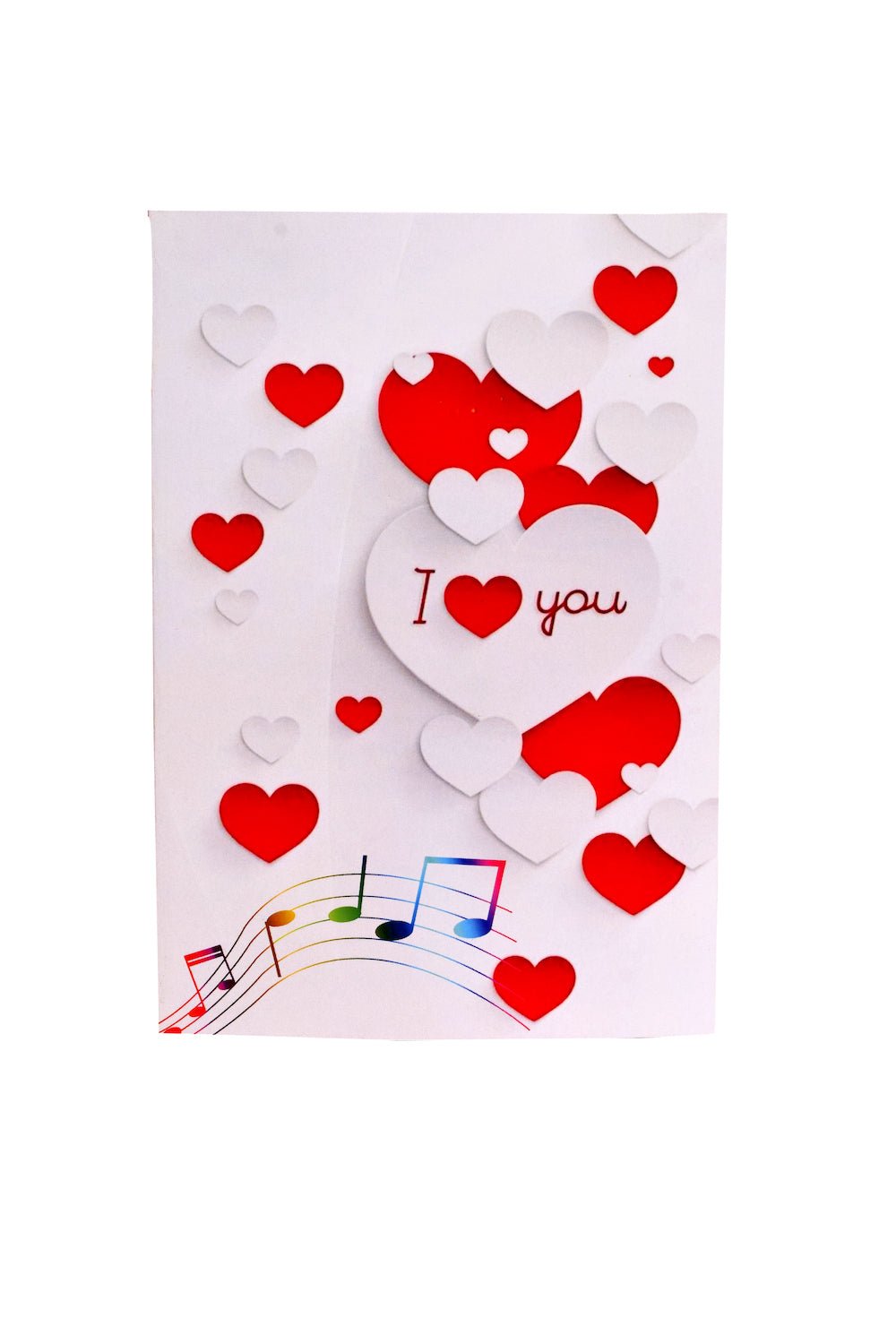 I Love You MelodyCard (Style E) - Soundify